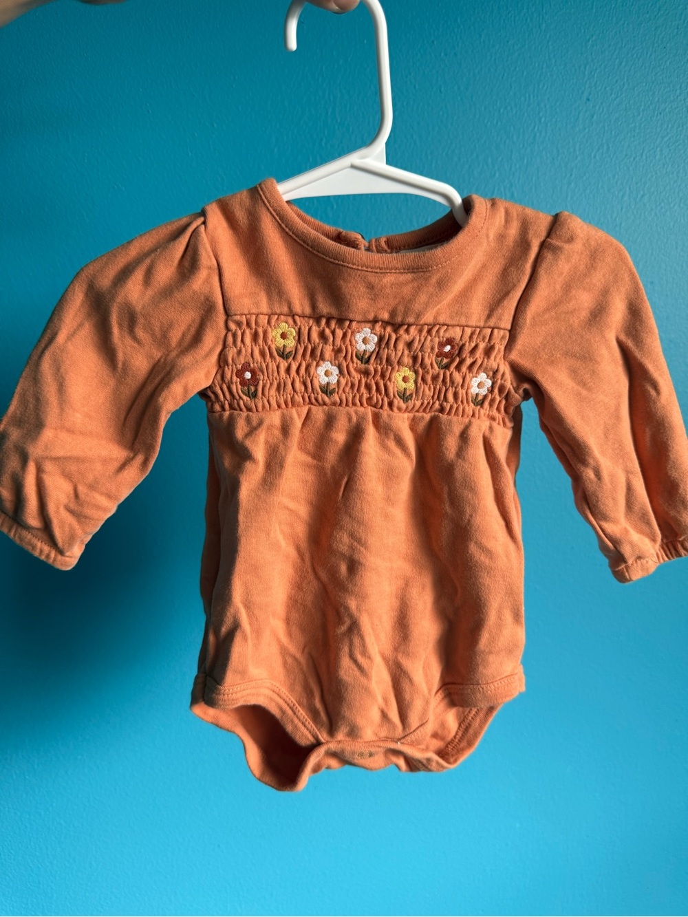 Rabbit + Bear long sleeve bodysuit